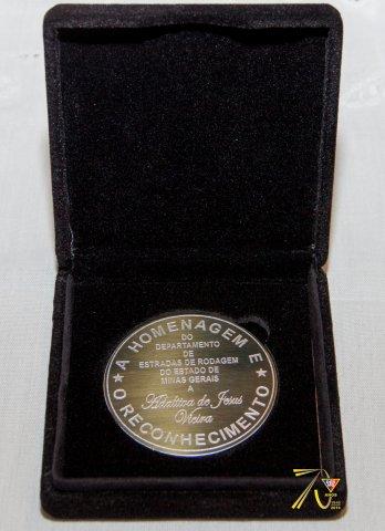 der 70 anos com logo 109 homenagens e coquetel