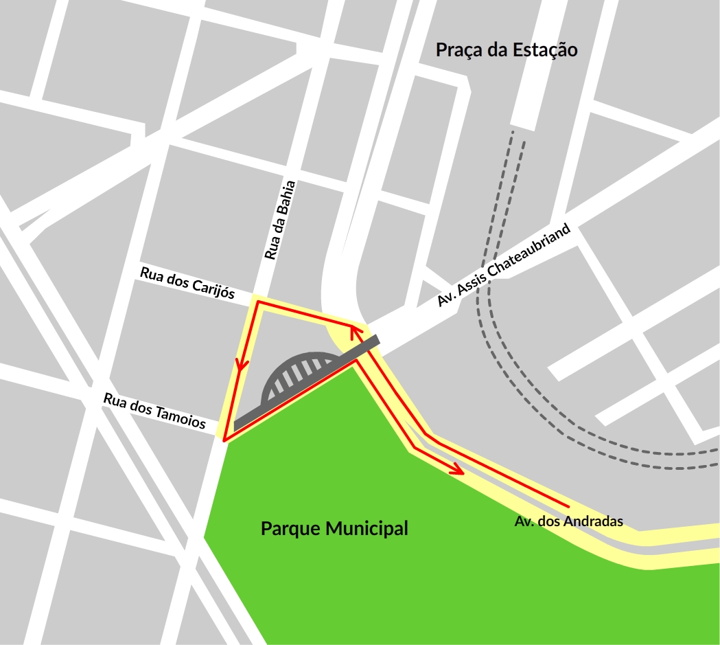 mapa desvio arraia de belo 01