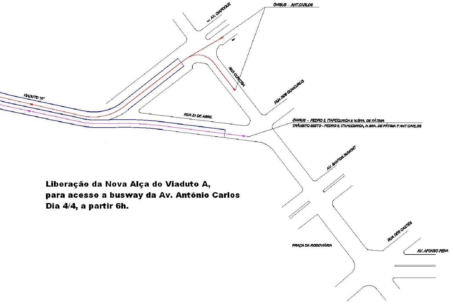 Novo viaduto na Avenida Antônio Carlos é liberado 2.JPG